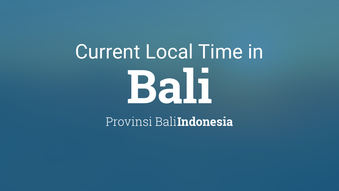 Indonesia time now